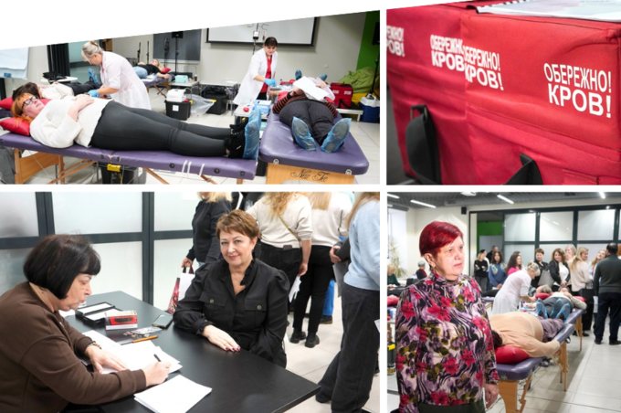 День донора у Вінниці: працівники міської ради здавали кров для порятунку життів