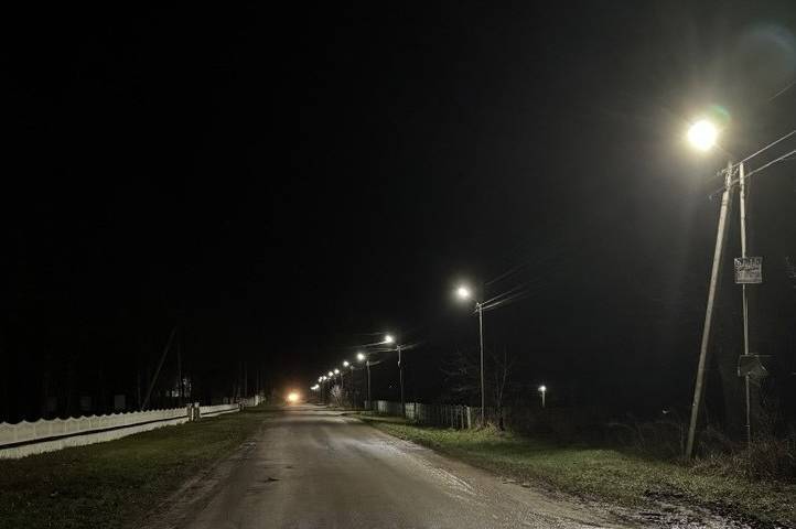 У Гавришівці запрацювала оновлена мережа зовнішнього освітлення