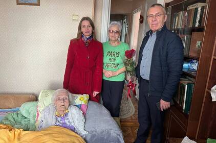 У Тульчині привітали жительку громади з 105-річчям