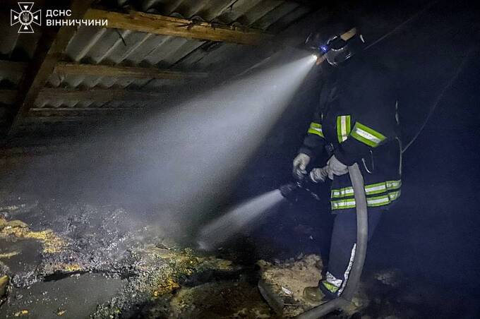 Минулої доби на Вінниччині ліквідували три загоряння у будинках