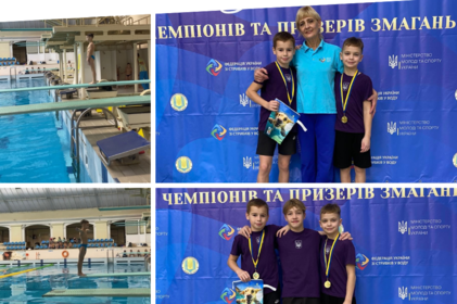 Вінницькі спортсмени вибороли медалі на чемпіонаті України зі стрибків у воду