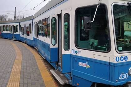 У Вінниці тестують трисекційний трамвай Tram2000 з низькопідлоговою секцією