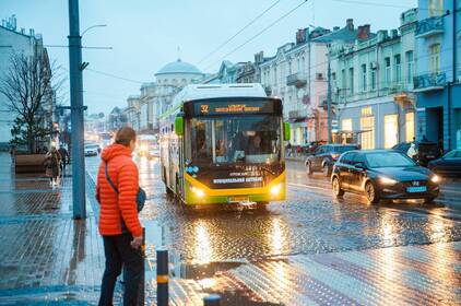 У Вінниці на маршрути №32 і №5 вийшли ще два автобуси Solaris (фото)