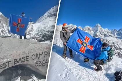 Дві доби 67-річний вінничанин підіймався на гімалайську вершину задля вшанування загиблих пілотів