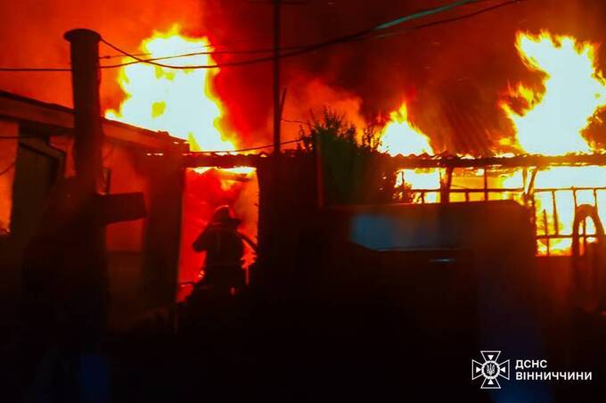 На Вінниччині за добу сталося п’ять пожеж, одна з яких забрала життя пенсіонерки