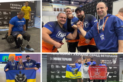 Вінницькі ветерани здобули медалі на перших національних змаганнях «Гарт-2025»