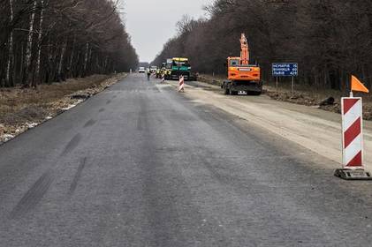На Вінниччині відновили ремонт міжнародної траси