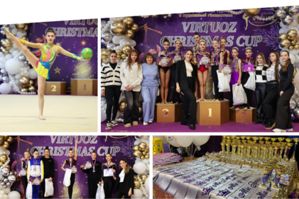 Юні вінницькі гімнастки здобули низку перемог на Virtuoz Christmas Cup (фото)