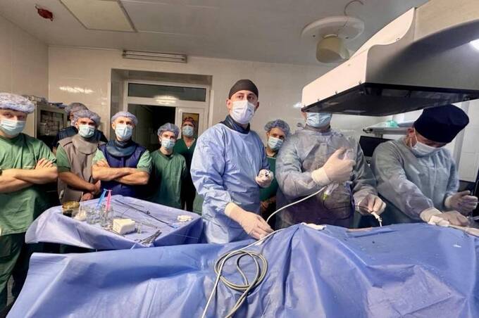 Малоінвазивна урологія: у лікарні Пирогова відбувся всеукраїнський майстер-клас