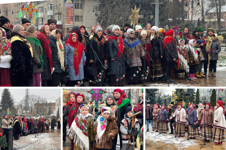 Магія Різдва у серці Вінниці: майдан Незалежності наповнився колядками та давніми традиціями