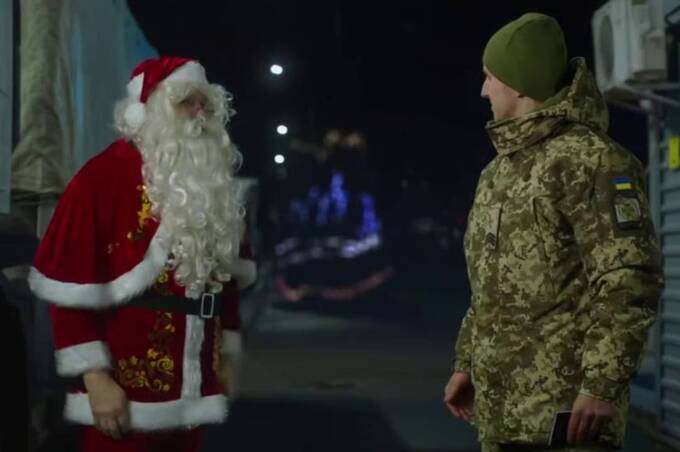 Санта перетнув кордон України: відео від прикордонників