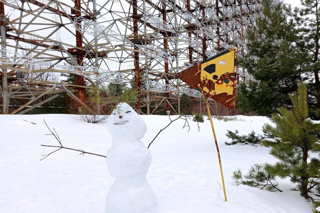 Який вигляд має Чорнобильська зона відчуження взимку (фото)