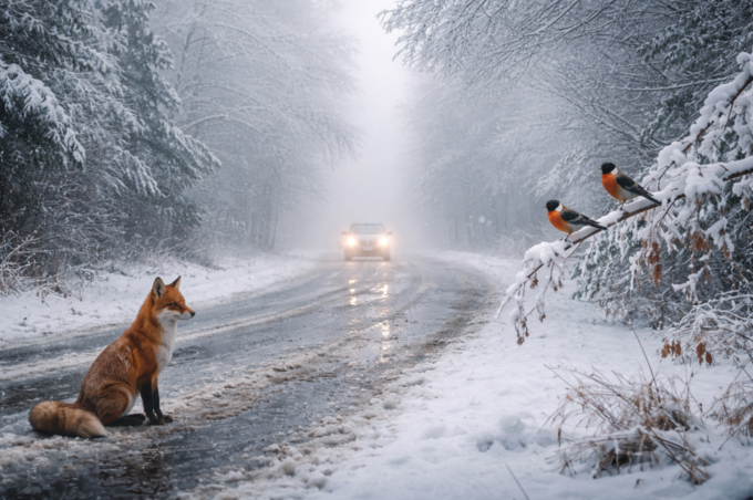 Туман, ожеледь і мокрий сніг: синоптики попереджають про небезпечну погоду на Вінниччині