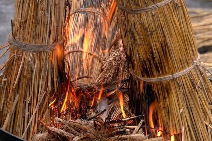 Очищення й оновлення: у Вінниці спалили різдвяного дідуха