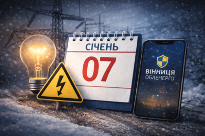 Світло за графіком: що потрібно знати вінничанам про відключення 7 січня