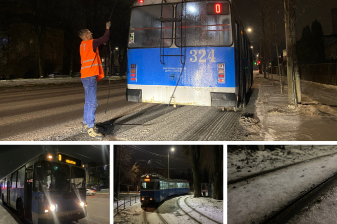 Мороз та дощі проти транспорту: як у Вінниці рятують рух трамваїв і тролейбусів