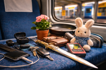 Шабля, сигнал про лавину і один черевик: що пасажири губили в поїздах у 2025 році