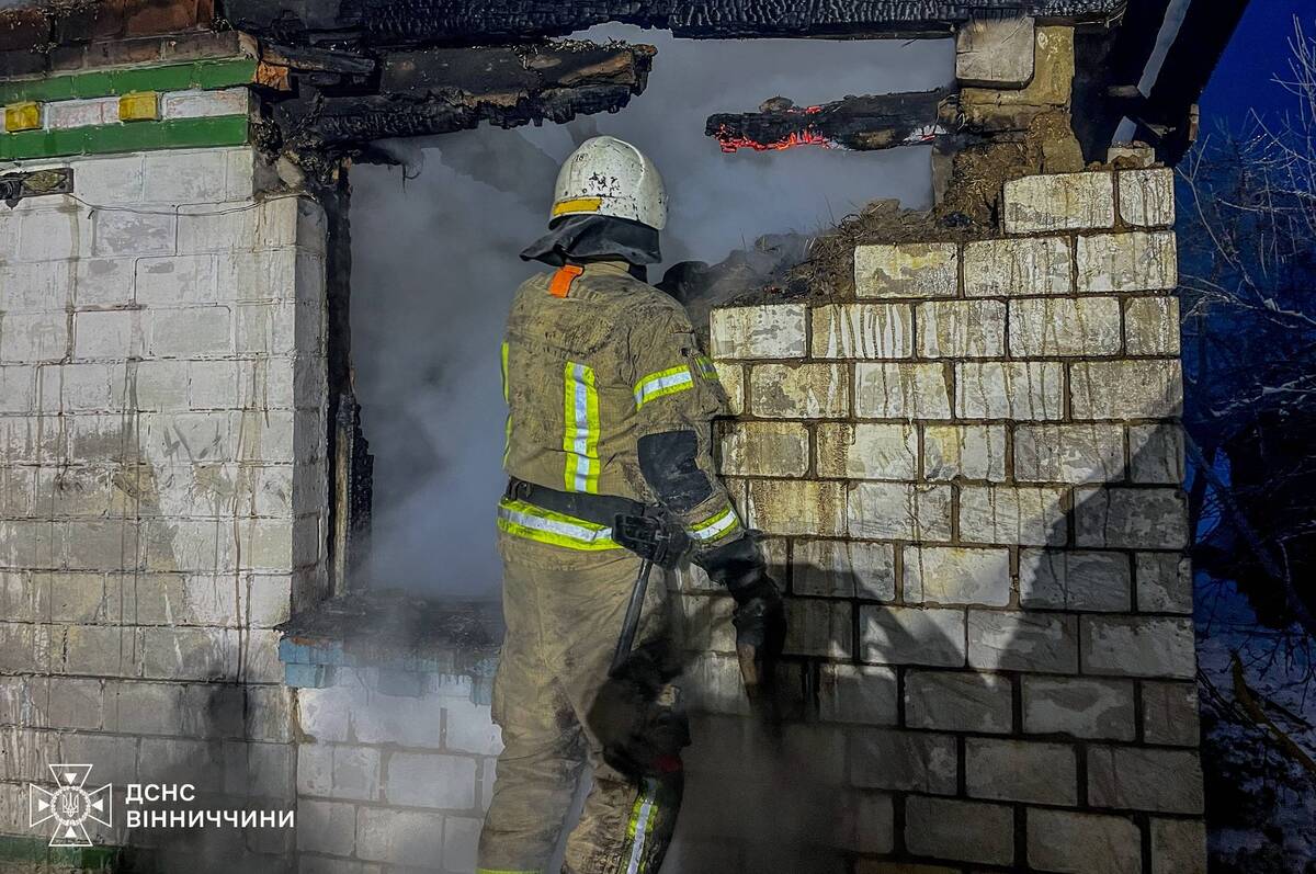 Трагедія на Вінниччині через пічне опалення: у пожежі загинув 75-річний чоловік
