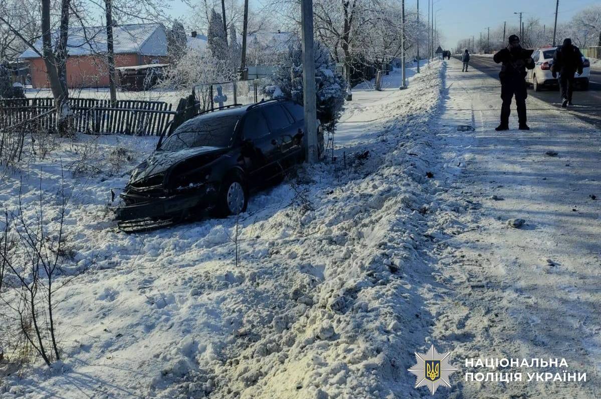 У селі Маяки не розминулися Skoda та Ford: одного з водіїв госпіталізували