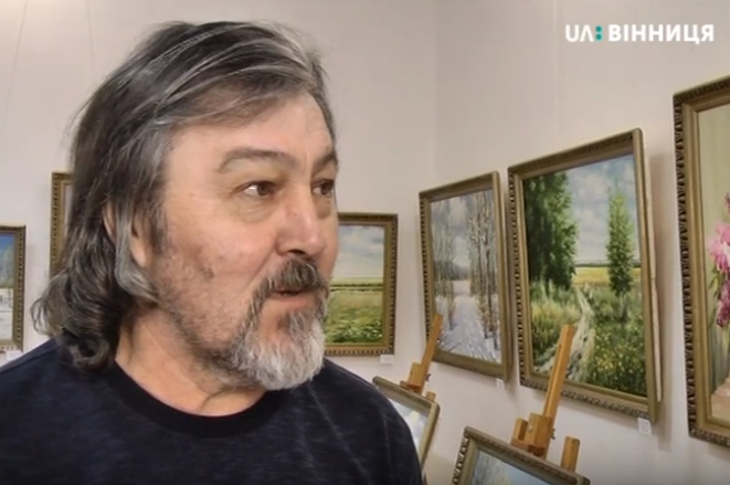 Художник Василь Оренчук презентував у Вінниці персональну виставку картин