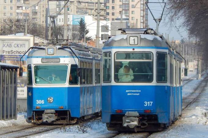 Ранкові збої транспорту у Вінниці: затримки та зміни в русі трамваїв