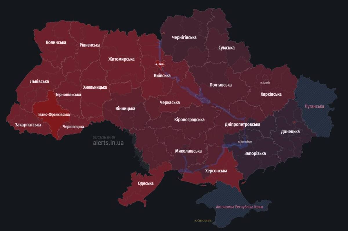 У Вінниці вночі було чутно вибухи під час масованої атаки рф: що відомо
