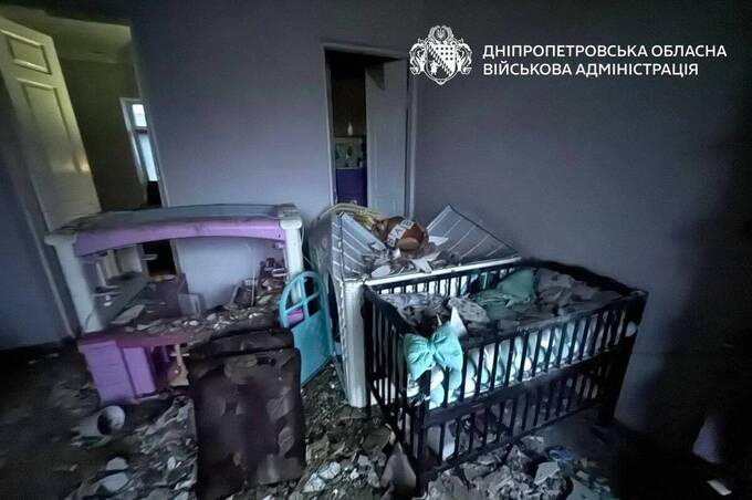 Немовля та 4-річна дівчинка поранені внаслідок комбінованої атаки росіян на Дніпро