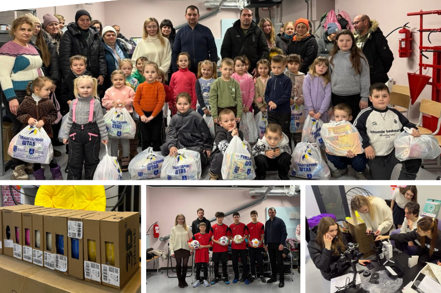 Вінницькі діти передали 600 подарунків одноліткам у Балаклії