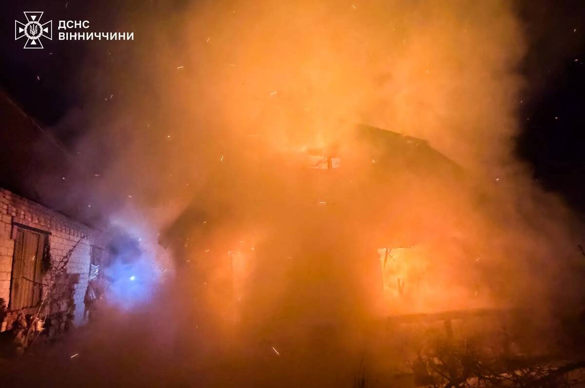 На Вінниччині вночі у пожежі загинув 70-річний чоловік