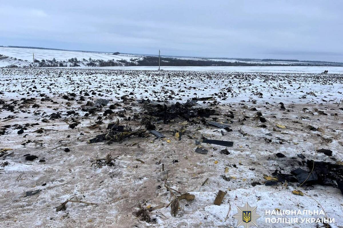На Вінниччині виявили уламки дронів і ракет, збитих силами ППО