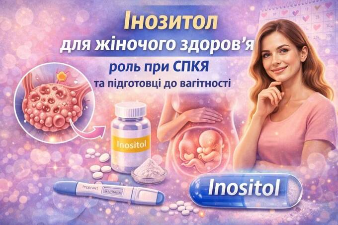 Інозитол для жіночого здоров'я: роль при СПКЯ та підготовці до вагітності