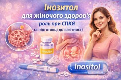 Інозитол для жіночого здоров'я: роль при СПКЯ та підготовці до вагітності