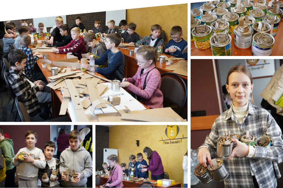 Вінничани виготовили близько 300 окопних свічок для захисників і захисниць