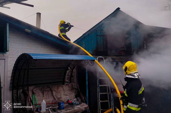 Смертельна пожежа на Вінниччині: за добу в області сталося чотири загоряння