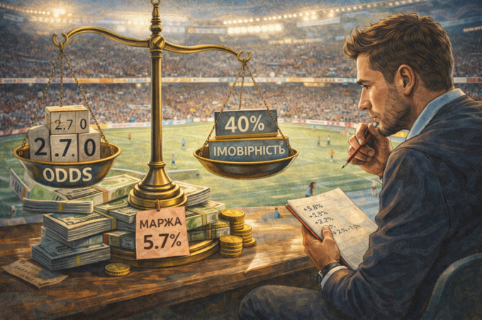 Бадді бет і ‘читання коефіцієнтів’: як переводити odds у ймовірність і знаходити завищену маржу