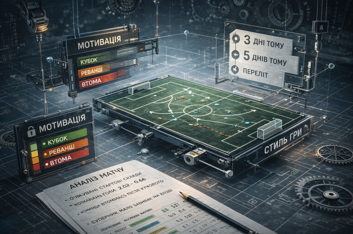Топмач: як скласти власну ‘передматчеву картку’ - форма команди, календар, мотивація, стиль гри