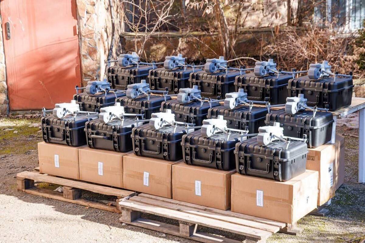 Міжрегіональний координаційний гуманітарний штаб передав ще 15 Matrice 4Е захисникам 