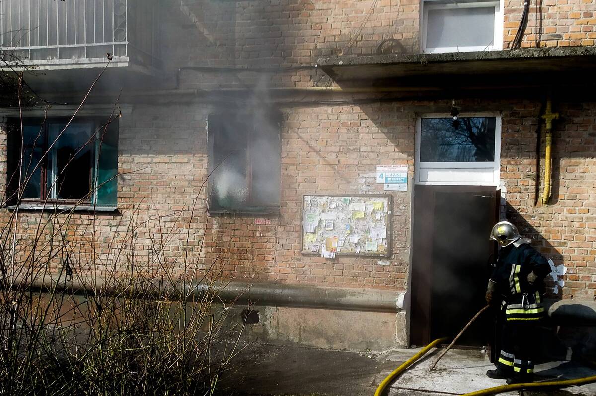 У Вінниці через протяг на кухні загорілася квартира у п’ятиповерхівці