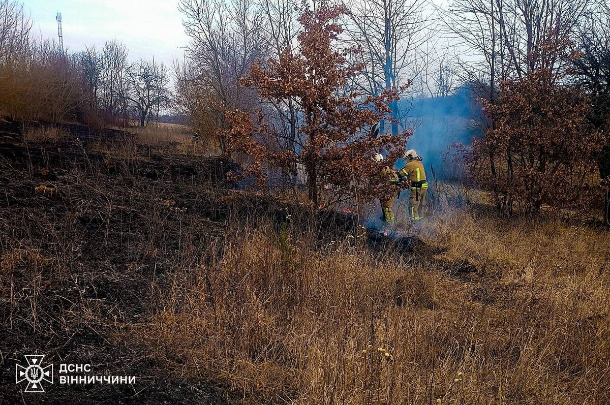На Вінниччині жінка отримала опіки під час випалювання трави 