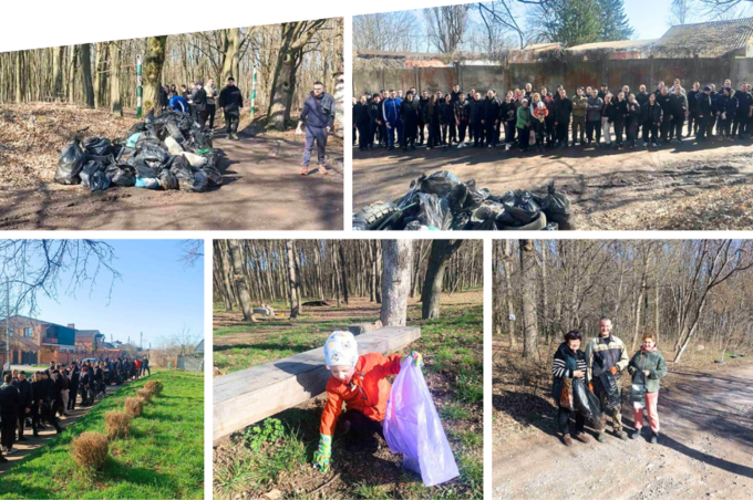 До Великодня Вінницю активно прибирають: як проходять толоки у місті