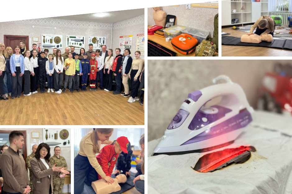 У Вінницько-Хутірському ліцеї відкрили сучасний клас безпеки з манекенами та тренажерами