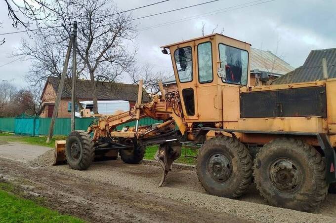 У Вінницькій громаді розпочали грейдерування вулиць у приватному секторі