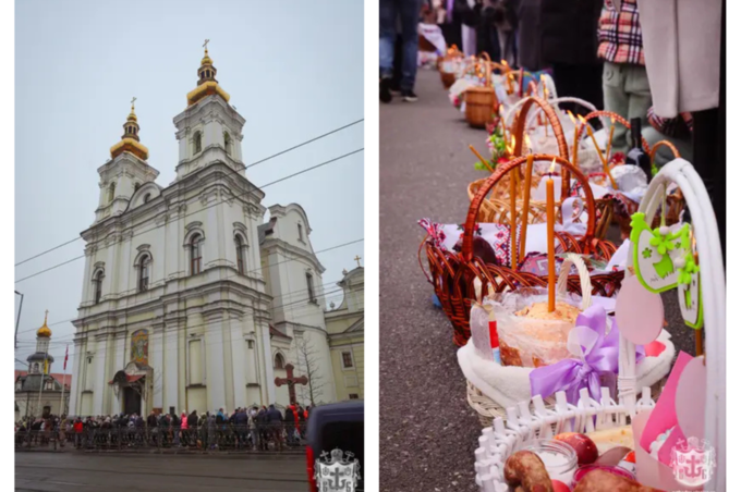 Тисячі вінничан зустріли Великдень у Спасо-Преображенському кафедральному соборі (фото)