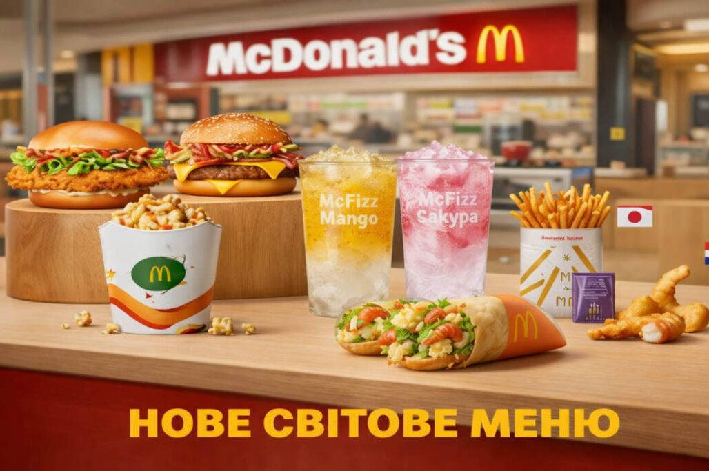 У «МакДональдз» в Україні зʼявляться популярні страви з різних куточків світу