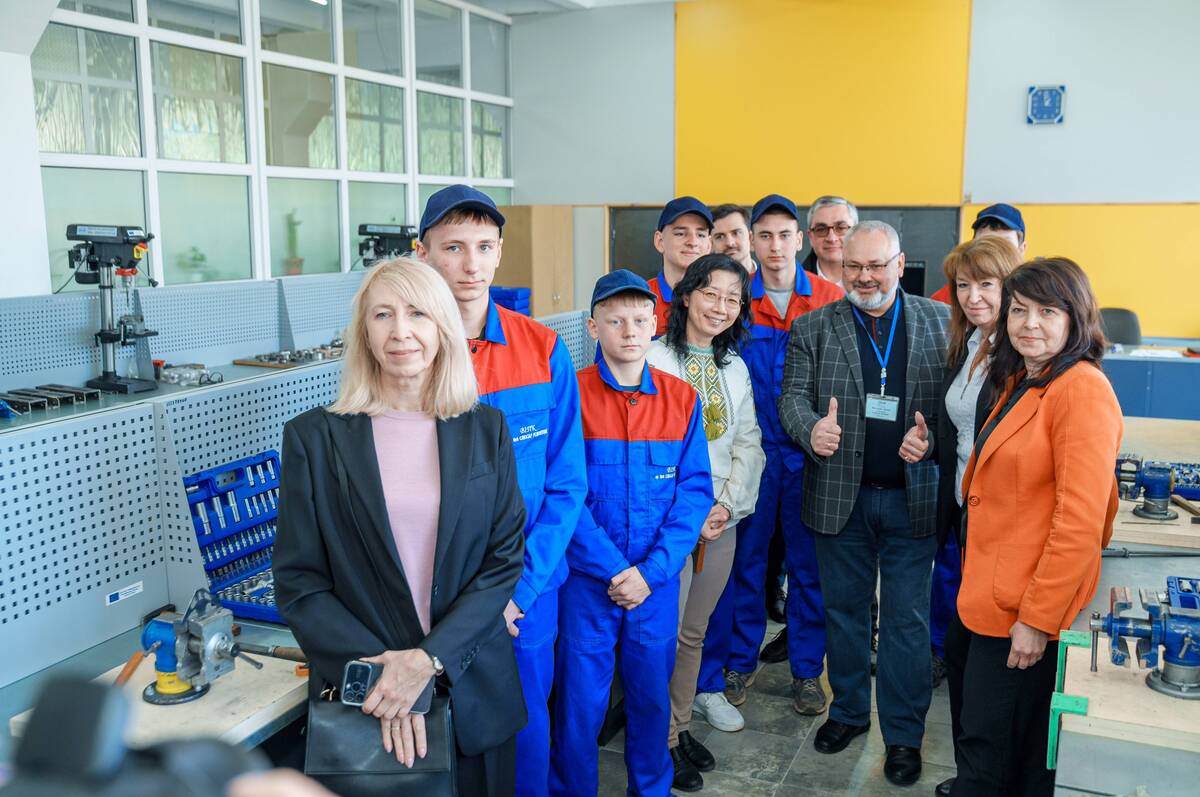 Делегація ПРООН та Японії відвідала коледж у Вінниці