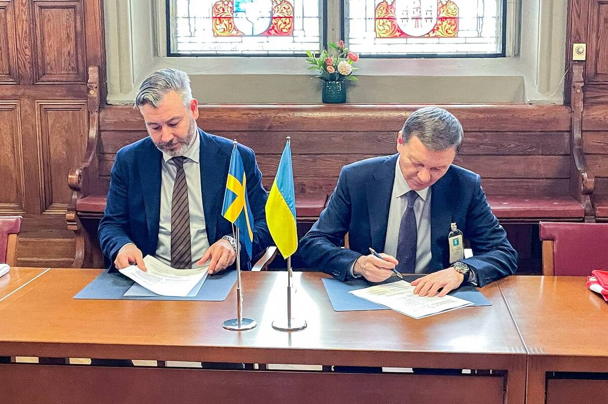 Вінниця офіційно стала містом-партнером шведського Гельсінгборга