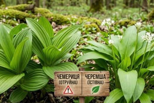 Як не переплутати черемшу з отруйною чемерицею та вберегтися від біди