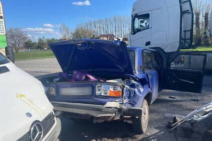 Чотири автопригоди з травмованими сталися на дорогах області за вихідні