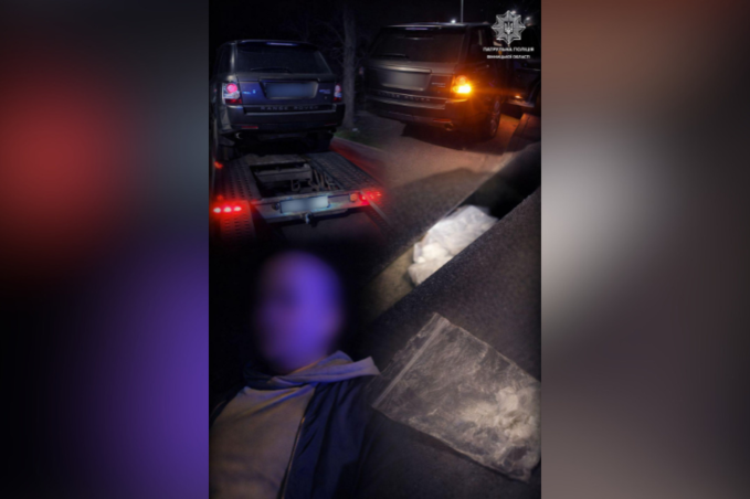 У Вінниці зупинили водія Range Rover із ознаками наркотичного сп’яніння