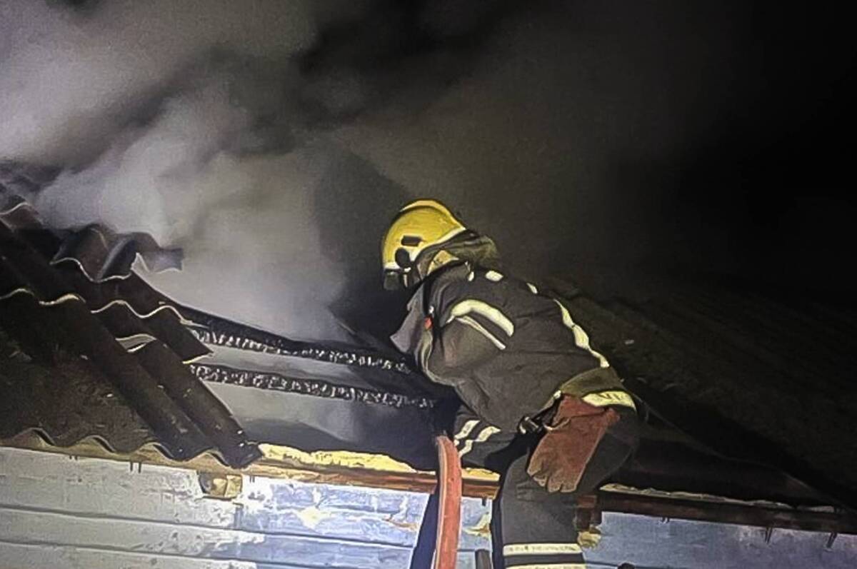 На Вінниччині через несправність пічного опалення згоріла господарська будівля